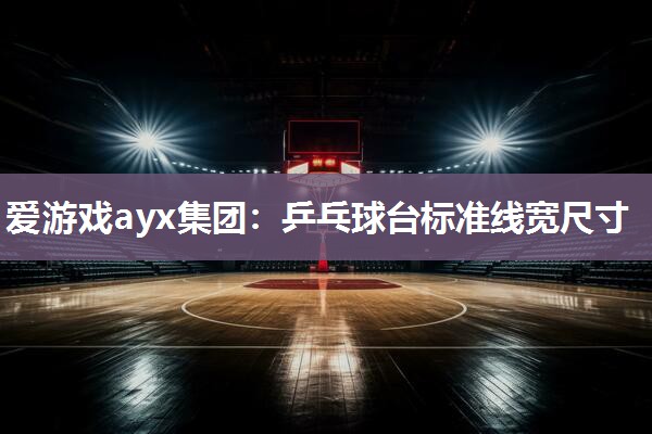 爱游戏ayx集团：乒乓球台标准线宽尺寸