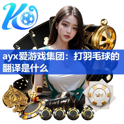 ayx爱游戏集团：打羽毛球的翻译是什么